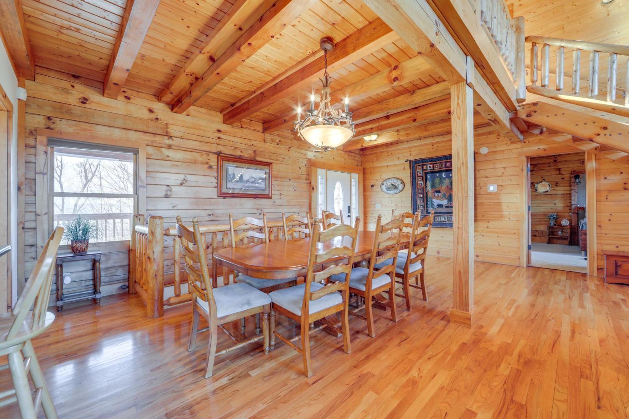 ווינסוויל Whits End Smoky Mtn Home With Hot Tub, Views מראה חיצוני תמונה