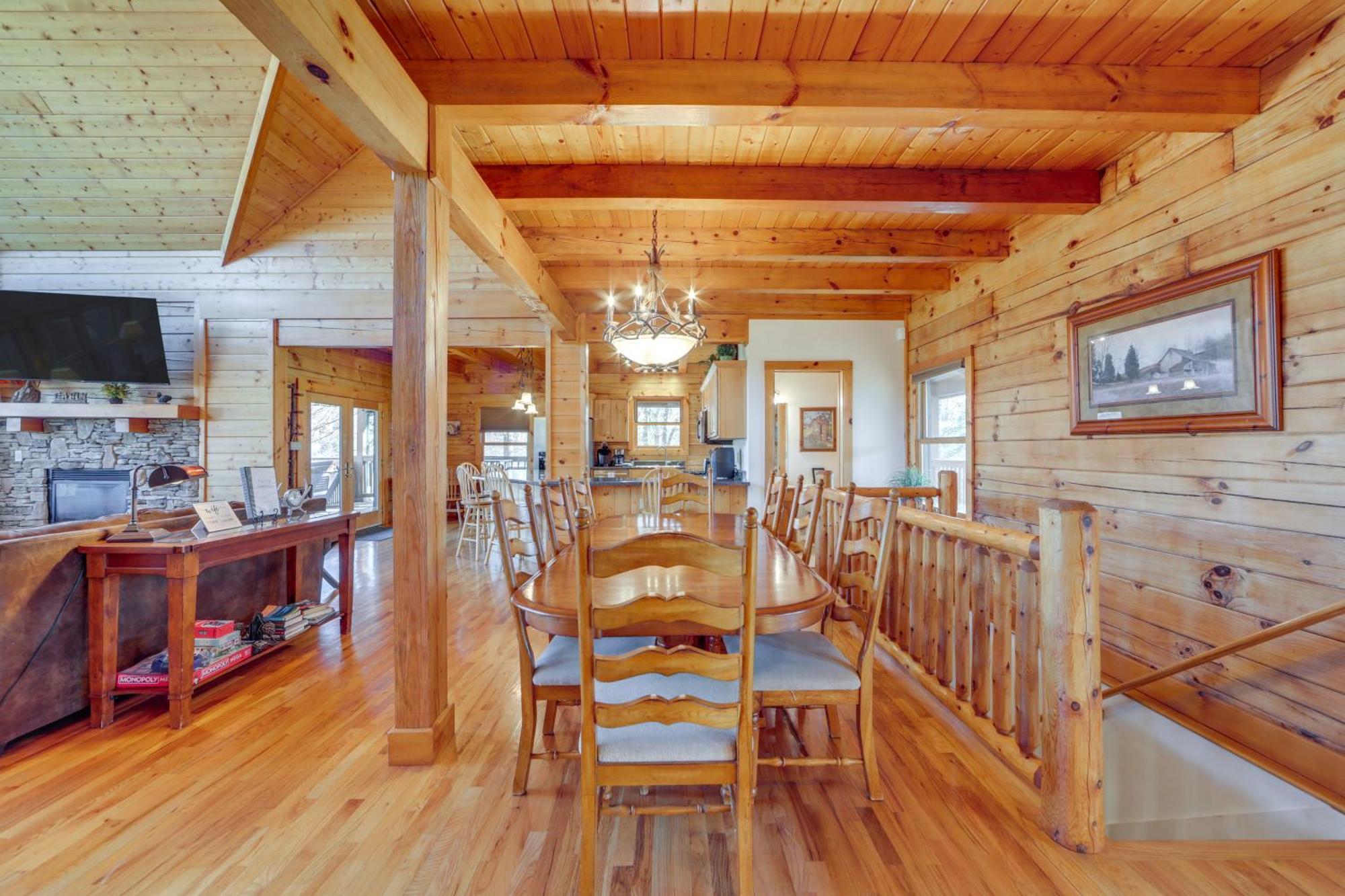 ווינסוויל Whits End Smoky Mtn Home With Hot Tub, Views מראה חיצוני תמונה